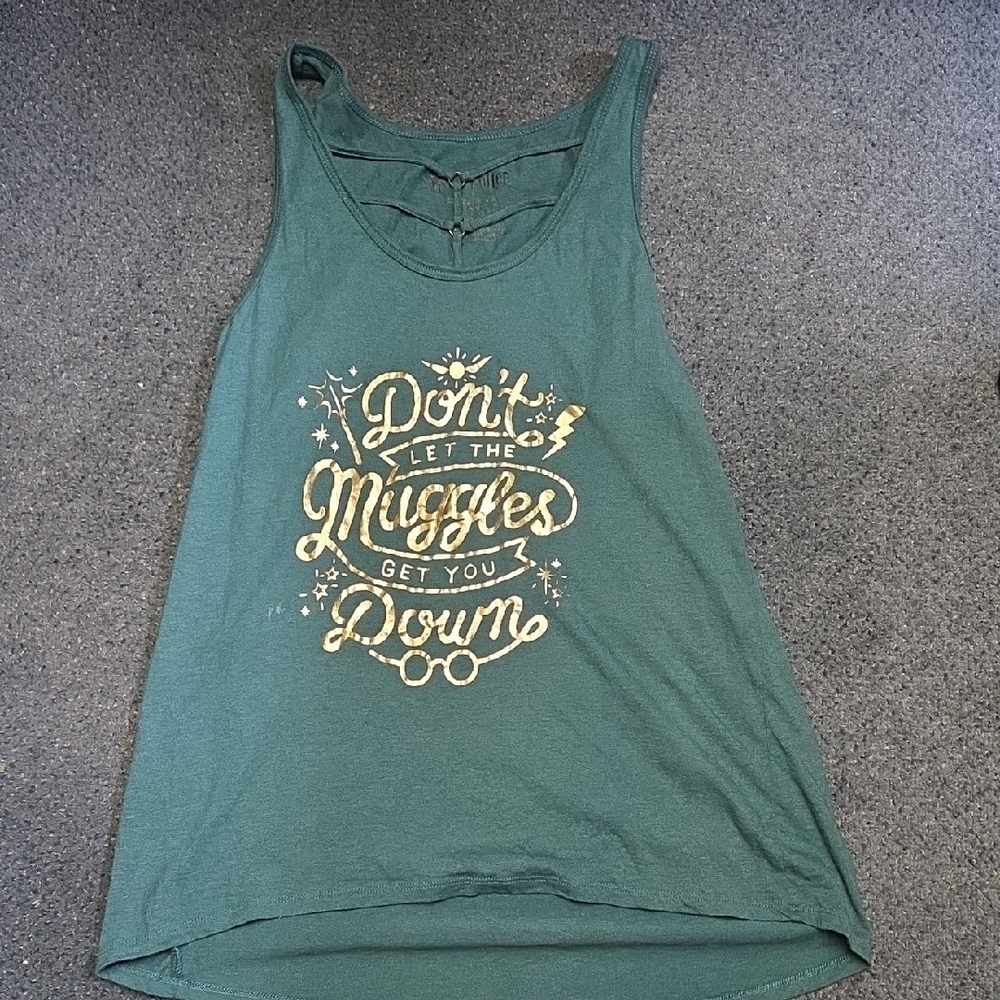 Harry Potter Don't Let The Muggles Get You Down Tank Gently Worn